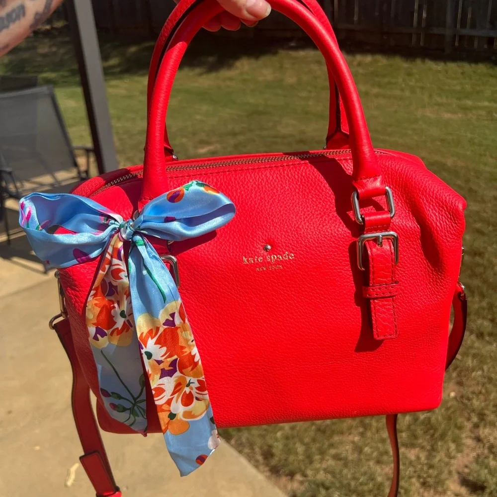 NWOT Kate Spade Coral Jackson Street Leather Crossbody Handbag w/COA - Picture 15 of 15